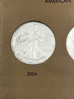 2004 $1 American Silver Eagle 1 Troy Oz Bullion US MINT IN PLASTIC CAPSULE
