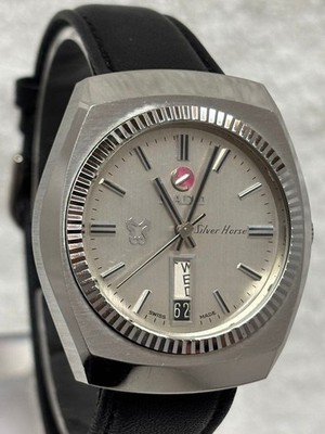 Rado Silver Horse Automatic [12114] Day Date [Working] USED From Japan #T0660