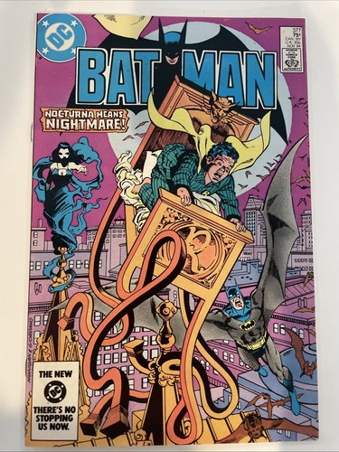 Batman #377 VF+ Hannigan Nocturna Jason Todd (Robin) Night-Slayer Lucius Fox