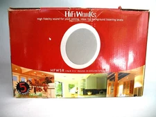 Pair of HiFi Works HFW5R 5.25" Round In-Ceiling In-Wall Speakers New in Box