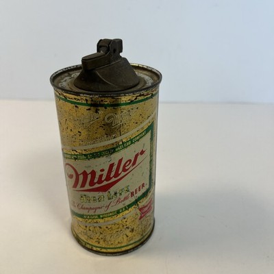 VTG Cigarette Lighter In Miller High Life 12 ounce can ,for Parts Only