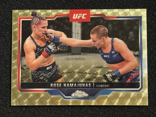 2025 Topps Chrome UFC Rose Namajunas SUPERFRACTOR 1/1! Thug Rose🌹!