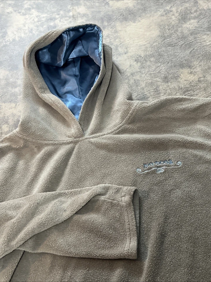 Sudadera con capucha vintage Big Dogs para mujer 4X suéter polar marrón *VER USAR* Foto 2 de 4