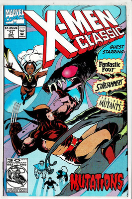 X-Men Classic 71 (Marvel 1992) reprints Uncanny X-Men 167