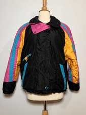 Roffe ‘lotus’ Multicolored Vintage Ski Jacket, Size 8