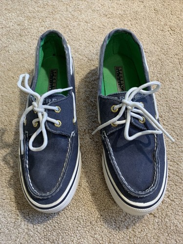 sperry denim sneakers