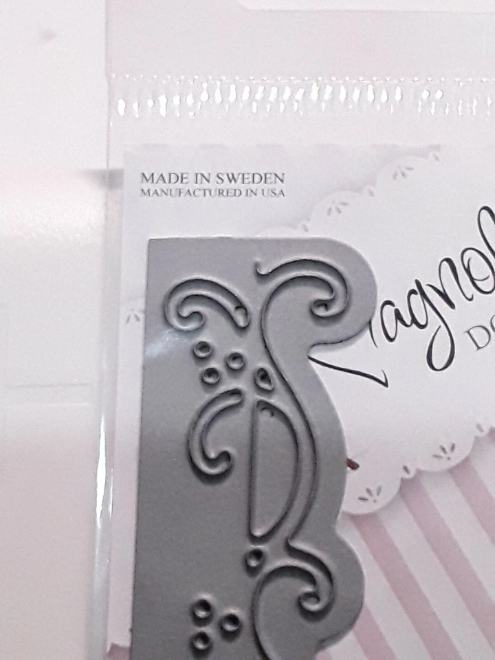 Magnolia Doohickeys Edge Die Swirly Lace. 111012009-5. New in Package - Image 4 of 4
