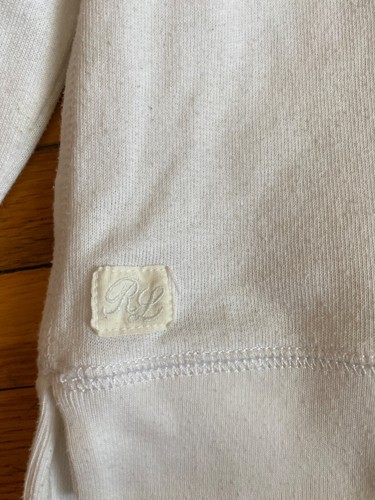 Polo Ralph Lauren Sweatshirt Top white Crew Neck Sweater size 6 kids u1 - Picture 10 of 11