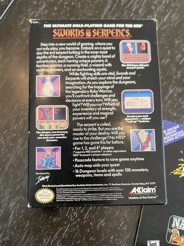 Schwerter und Schlangen (Nintendo NES) CIB mit Box und Handbuch guter Zustand - Bild 12 von 16