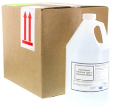 Chemworld Type I ASTM Deionized Water - 4x1 Gallons