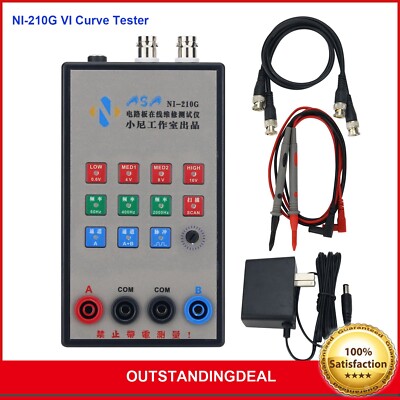 NI-210G Professional Handheld VI Curve Tester 2-CH Input Displays 3 Frequencies