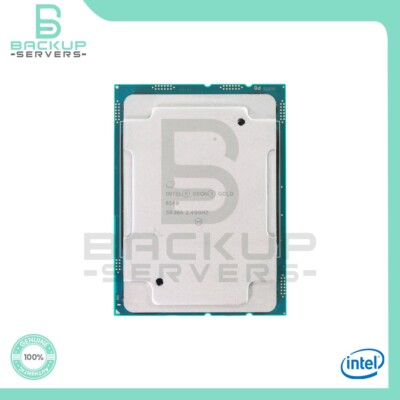 Intel Xeon Gold 6148 SR3B6 2.40GHz 20-Core 150W 27.5MB FCLGA3647 CPU Processor