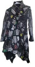 Little Kathmandu Jacket Womens S Kimono Boho Hippie Rock Woodstock Whimsigoth