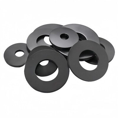#ad Solid NBR Nitrile Rubber Washer 3 5mm Thickness pick own size 10mm 66mm Diameter $80.18