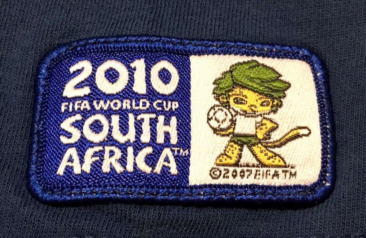 2010 FIFA World Cup South Africa BLUE Zakumi Kids Sz 8 T-Shirt