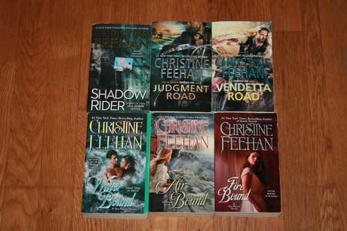 Lot 6 book Christine Feehan Air Bound Water Fire Bound Sea Haven Vendetta Shadow