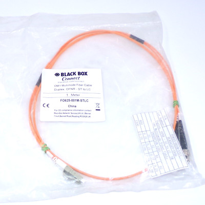 Black Box Connect OM1 Multimode Fiber Cable FO625-001M-STLC