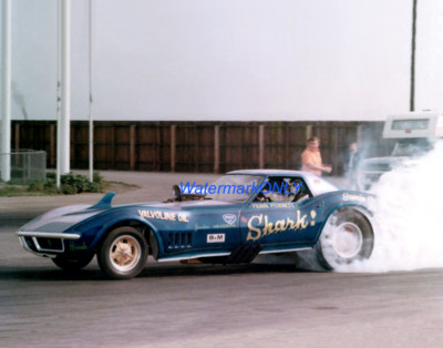 ''the Shark'' ''Frank Federici'' 1968 Chevy Corvette NITRO Funny Car PHOTO!! #(7)