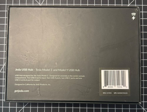 2020 Jeda USB Hub Tesla Model 3 Model Y JUH002 USED - Picture 3 of 5