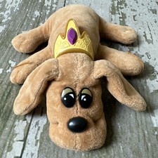 Vintage Pound Puppies 9" Brown Floppy Ear Dog Plush Stuffed Toy Tonka 1985