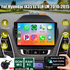 Für Hyundai iX35 EL ELH LM 2010-2015 Android 14 Autoradio Apple CarPlay GPS Navi