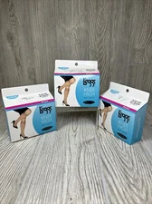 Women’s L’eggs DAY SHEER Knee Highs PLUS SIZE Off-Black NEW — 9 Pair Lot NIP