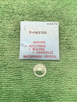 Genuine Bulova Accutron Part # 803FA Faceted Watch Crystal