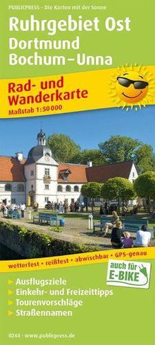 Ruhr area east - Dortmund - Bochum - Unna, cycling and hiking map 1:50,000 (Map)