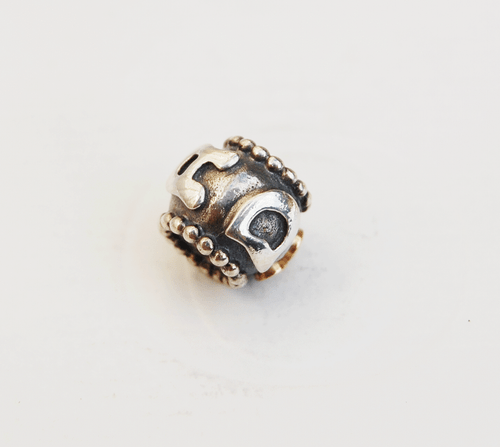 Genuine Pandora two tone Charm "Dad" 790586CZB - retired - Foto 3 di 4