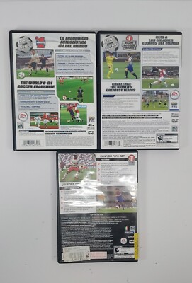 PS2 Soccer Game Bundle. FIFA 2003, 2004, 2008. READ DESCRIPTION
