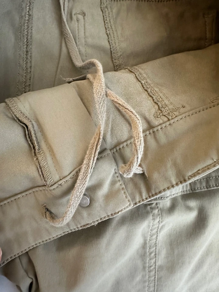 PRANA Pantalón Convertible Beige Caqui Mujer 12 Foto 4 de 4