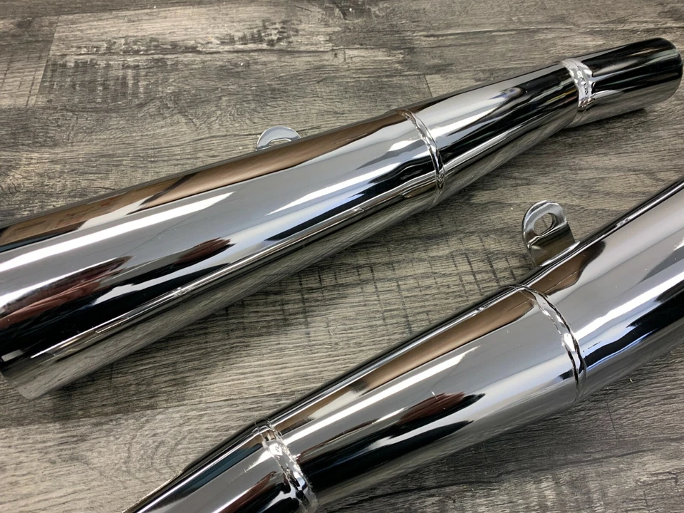 Silenciador de megáfono MAC Suzuki 1987-Up Intruder 700 750 800 tubos deslizables Foto 4 de 4