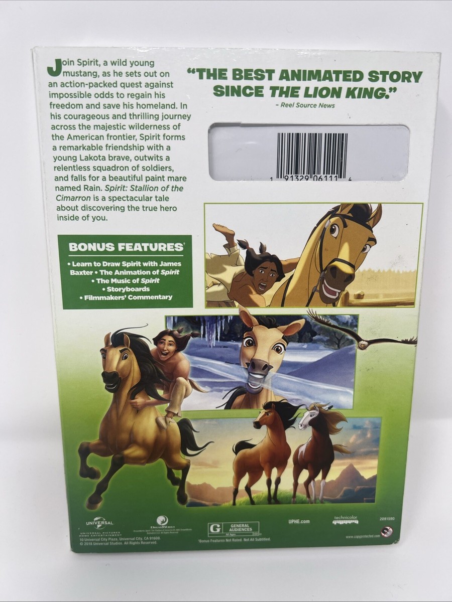 Spirit: Stallion of the Cimarron [DVD] 191329061114| eBay