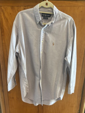 Ralph Lauren Yarmouth viola Oxford camicia manica lunga uomo 16,5 32/33