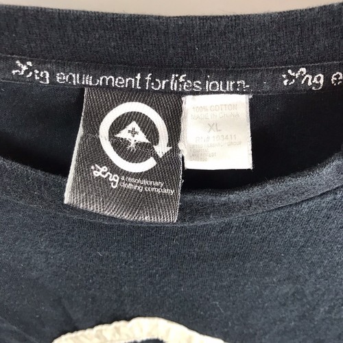 LRG Lifted Research Group Tee Mens T-Shirt XL Black Embroidered Logo - Picture 5 of 6