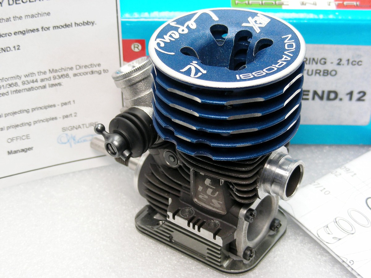 Vintage Novarossi Flash REX .12 LEGEND Turbo Nitro Engine