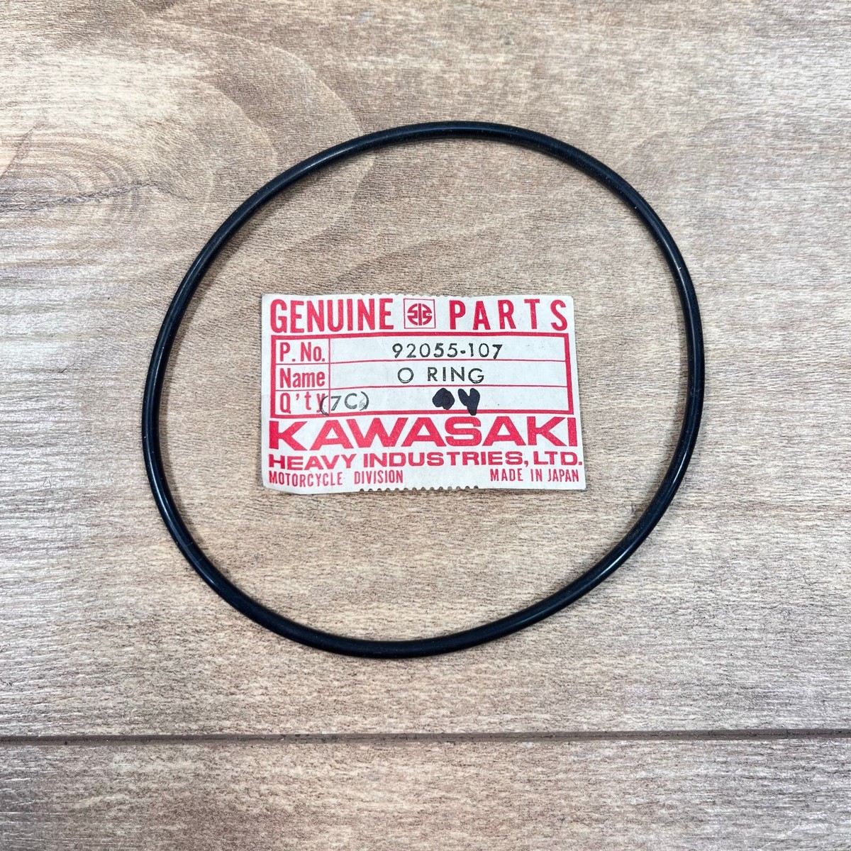 NEW KAWASAKI NOS OEM RUBBER 99mm O-RING / 92055-107 / KZ200 KLT250