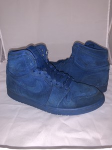 all blue suede jordan 1