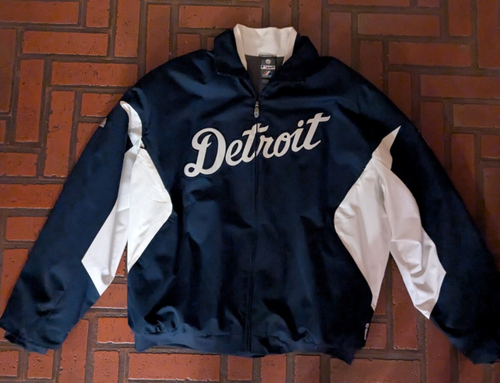 Detroit Tigers Majestic Therma Base Jacket Full Zip MLB Size XL Like New