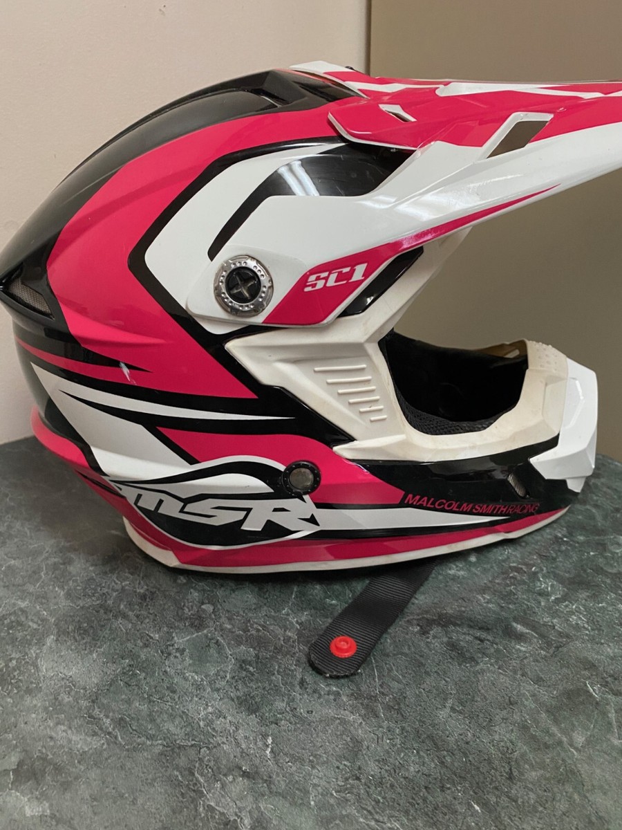 MSR SC1 Open Face Helmet Black/Pink/White Youth Large | eBay