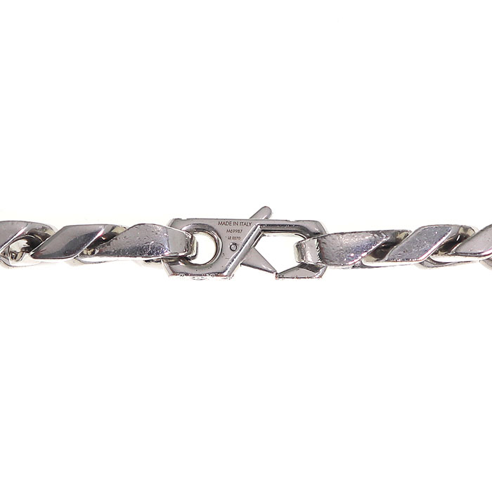 LOUIS VUITTON Collier LV Chain Links Necklace Silver M69987
