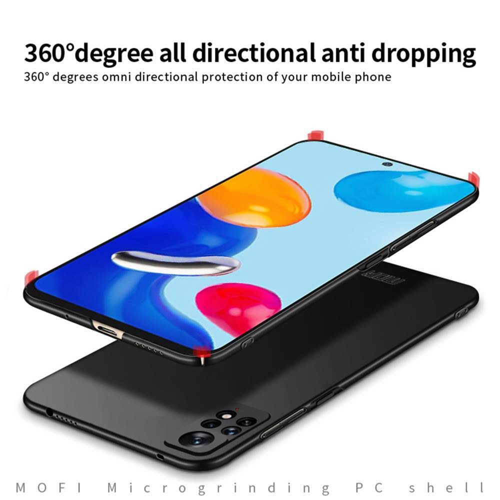Cover ultrasottile rigida nera by Mofi per Xiaomi Redmi Note 13 Pro 4G e 5G - Italiano