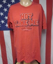 RED HOTS Hot Like Me distressed T shirt Cinnamon Flavored Candy sexy tee XL