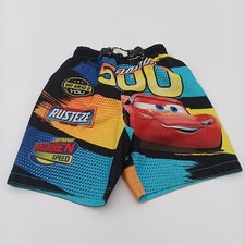 Disney Shorts Boys Size 4T Multicolor Pixar Cars Swim Trunks