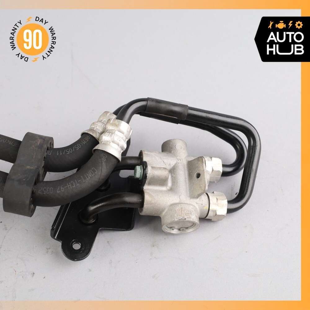 Bentley Continental GT GTC Right Transmission Oil Cooler Temp Valve w/ Hose OEM