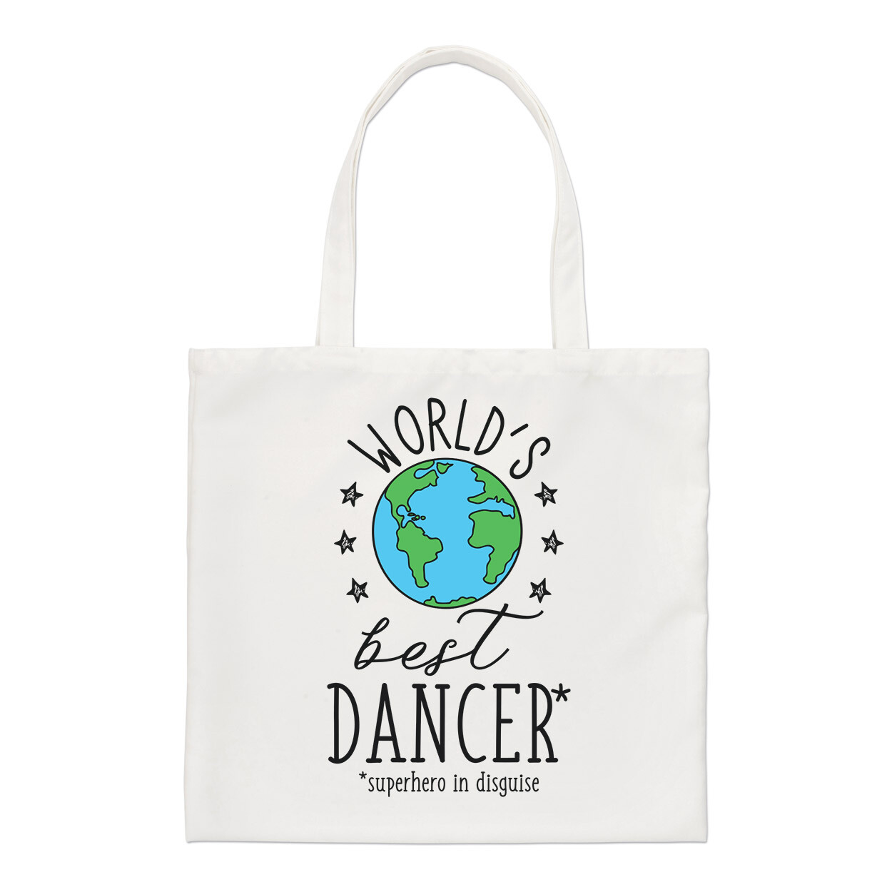 Del Mundo Mejor Bailarina Estándar Bolsa Divertido Favorito Baile Ballet Shopper