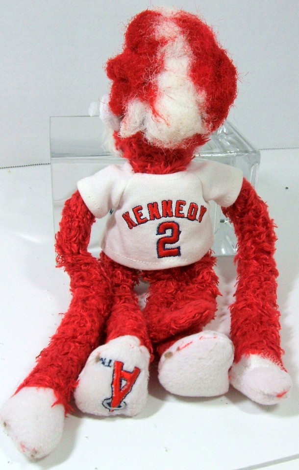 LA Angels of Anaheim Fuzzhead Wig Rally 12" Red Floppy Monkey eBay