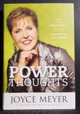 Power Thoughts Joyce Meyer HB DJ Christian Living Mindset Self Help Good