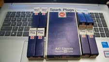 Ac-delco Genuine Gm Parts Ac Spark Plugs R45ts 8 Per Box New Old Stock