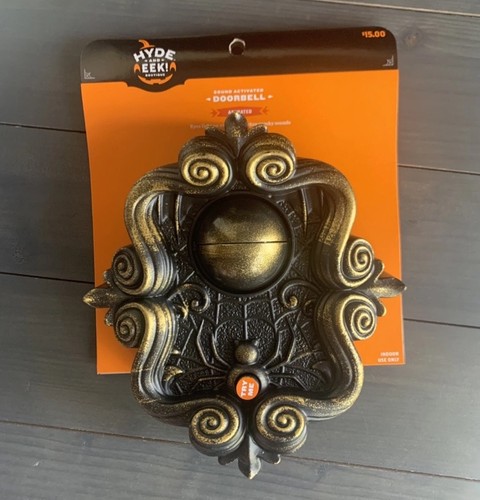 Hyde and Eek Doorbell Animated Scary Eyeball Sound Activated Halloween Decor NEW - Picture 1 of 2